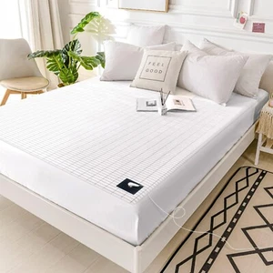 Grounding Fitted Sheet King Size, Grounding Sheet Conductive Sheet with Silve... - Picture 1 of 7