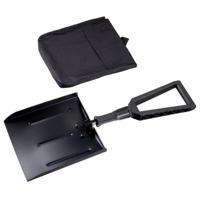 A. BLÖCHL Schneeschaufel Klappbar Auto Kofferraum Lawinenschaufel Faltbar Outdoor KFZ Alu