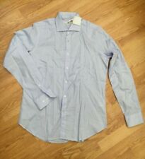 Pierre Balmain Mens 41" Chest 16" Collar Light Blue L/S Cotton Smart Shirt