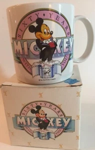 Disney Mickey Mouse 60th Birthday Mug (Y) - Picture 1 of 3