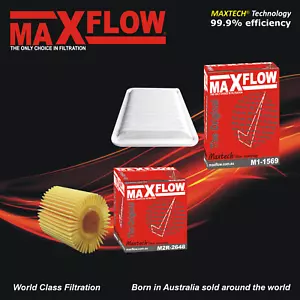 Air Oil Filter Service Kit Fits Toyota Camry ASV50R 2.5L 2AR-FE Genuine MAXFLOW® - Foto 1 di 1