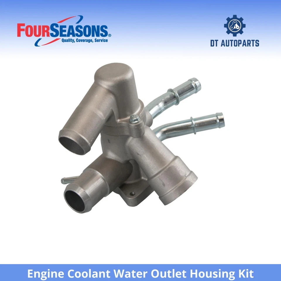 Kit de carcasa de salida de agua de refrigerante para motor Ford Taurus 2008 4 estaciones Foto 1 de 4