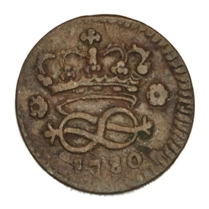 ITALIA Regno di Sardegna Vittorio Amedeo III (1773-96) 2 Denari 1780 - Imagen 1 de 2