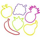 12 Fruit Silly Bands Birthday Party Favor Gifts Prizes Treasure Chest Pinata 