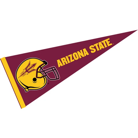 ASU Sun Devils 12 in X 30 in Football Helmet Pennant Cover