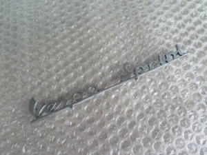 VESPA SUPER SPRINT 125 150 VLB125 VLB150 EMBLEM SILVER NOS ITALY - Picture 1 of 7