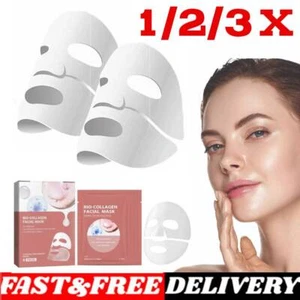 Bio Collagen Face Mask Overnight Real Deep Mask Overnight Collagen Mask 4~12PCS - Picture 1 of 7
