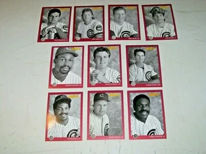 1991 Studio Chicago Cubs Team Set of 10 Sandberg Dawson Grace Girardi - Picture 1 of 3