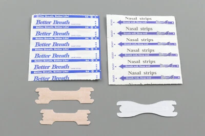 MARKENLOS Nasenpflaster "Better Breath" bzw. Nasal Strips Pflaster Atmen Anti Schnarchen S