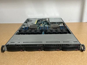 6018U-TR4T SUPERMICRO 1HE X10DRU-I+ 4LFF 2x 14 CORE E5-2683v3 2,0GHz 9361-8i ADD - Bild 1 von 3