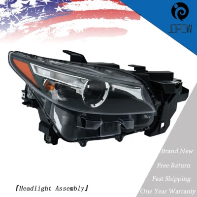 LED halogênio lado direito/destro projetor farol para Mazda CX-9 2016-2023 sem AFS - Imagem 1 de 4