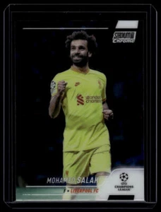 2021-22 Stadium Club Chrome UEFA Champions League #11 Mohamed Salah - Picture 1 of 2