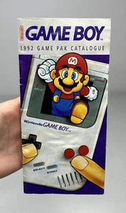 Catálogo Game Boy 1992 Game Pak Catálogo Anuncio Promo Inserto Solo Importación Reino Unido *Uso* - Imagen 1 de 5