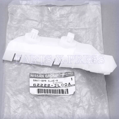 OEM NISSAN INFINITI Q60 G37 FRONT BUMPER COVER BRACKET PASSENGER SIDE 62222JL00A - Image 1 of 4