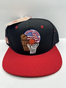 Gorra Snapback Vintage Black Cager Clásica Baloncesto Juego de América Nueva con Etiquetas - Imagen 1 de 8