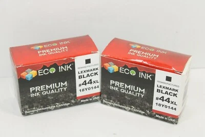 2 - For Lexmark 44XL 44 XL Black 18Y0144 Ink Cartridges - Image 1 of 3
