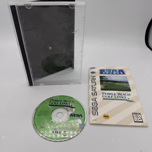Pebble Beach Golf Links (Sega Saturn, 1995) Complete in Box CIB - Picture 1 of 5