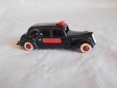 Vintage Norev Plastic series Citroen 15-SIX Famile police car tinplate base - Image 1 of 4