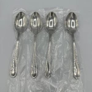 Gorham Cucchiai Zuppa 18/8 Inox Place/Ovali Modello Acqua di Marea Set di 4 Nuovi 7” - Foto 1 di 5
