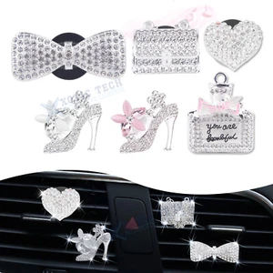 Bling Car Air Freshener Clip Fragrant Decor Accessories for Girls Women Gifts - Picture 1 of 26