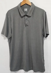 32 Degrees Cool Men's Short Sleeve Polo Shirt Gray Size L Performance Activewear - Picture 1 of 7