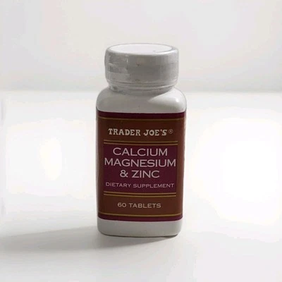 Trader Joe's Vitamins Calcium Magnesium & Zinc for Immune Support 60 Tablets - Image 1 of 4