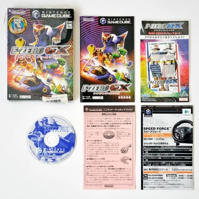 F-Zero GX Nintendo Gamecube (Japan import) CIB Reg Card Manual License Card - Image 1 of 4