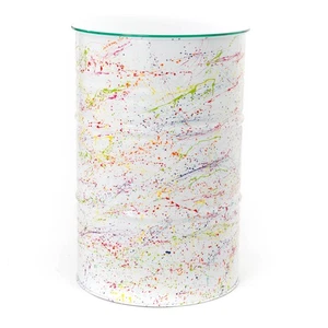 Tonneau Splash blanc 90 cm métal 60x60 cm - Imagen 1 de 1