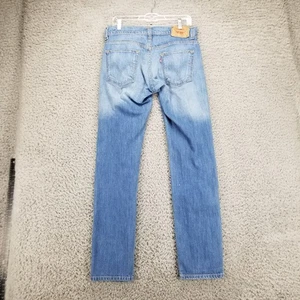 Levis Jeans Herren 33x32 511 Skinny Stretch Faded Blue V Pocket Low Rise - Bild 1 von 12