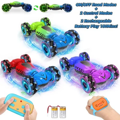 4WD RC Stunt Car Hand Gesture 360° Sensing Off-Road Remote Control Car Toy Gift - Image 1 of 4