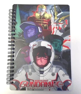 Mobile Suit Gundam UC Einhorn 5,5" x 8" spiralgebundenes stationäres Notizbuch NEU - Bild 1 von 3