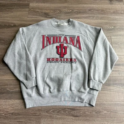 Vintage Indiana University Hoosiers graphic Crewneck sweatshirt AN57332 - Image 1 of 2