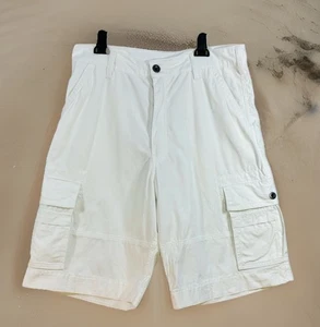 Levi Strauss Men’s Cargo White High Waist 34 “ Inseam  11 Rise 12”.  6+ Pockets - Picture 1 of 22