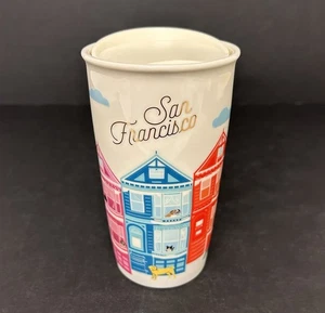 Taza vaso de cerámica para bebidas de viaje Starbucks San Francisco 12 fl oz 355 ml - Imagen 1 de 11