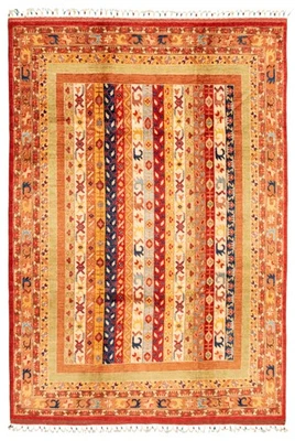 6'11" x 10'0" Hand Knotted Area Rug Traditional Oriental Wool Carpet - Image 1 of 4