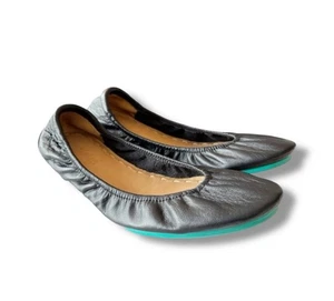 Corbatas por Gavrieli Cuero Negro Planas Talla 9 Plegables Ballet Planas Con Bolso Usadas en Excelente Condición - Imagen 1 de 16