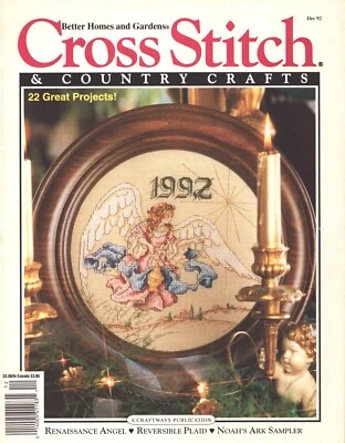Cross Stitch and Country Crafts Magazine 22 Projects December 1992 Christmas - Image 1 of 4