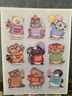 Hallmark Vintage 1982 Shirt Tales Stickers Cute Funny Animals Critters