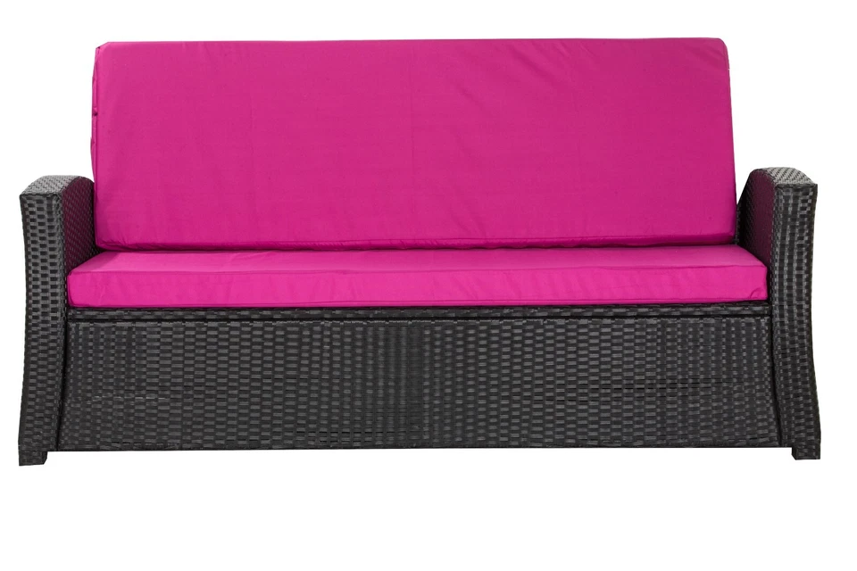 Coussins de canapé meubles  jardin en résine tressée rotin  pour banquette - Photo 1/4