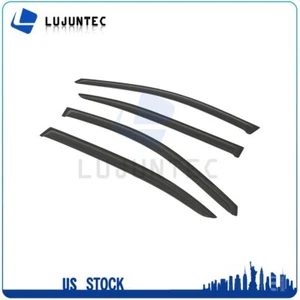 Wavy Window Visor Rain Guard Deflector Compatible with 08-12 Honda Accord Sedan - Picture 1 of 6