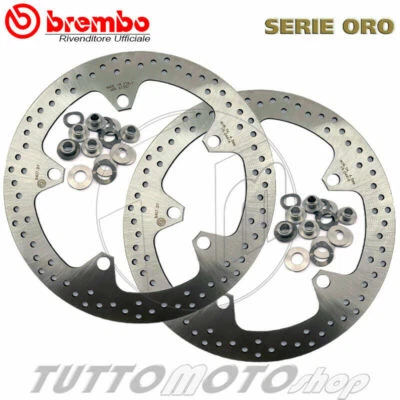 Kit Dischi Freni Anteriori BMW R 1100 S 2001 2002 / R1100 Brembo Serie Oro Fissi - Immagine 1 di 4