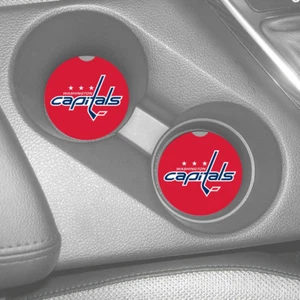 JUEGO POSAVASOS COCHE GOMA WASHINGTON CAPITALS (2) NHL HOCKEY - Imagen 1 de 1