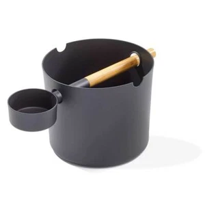 Saunakübel + Saunakelle in schwarz | KOLO Designer Saunazubehör Made in Finnland - Bild 1 von 7