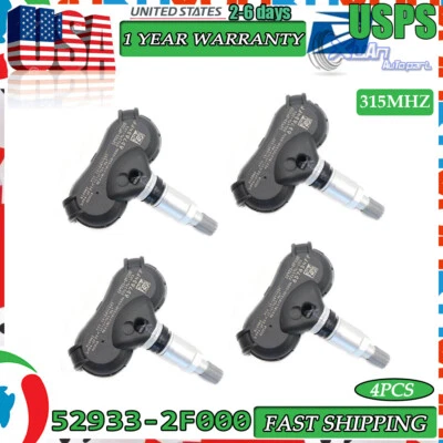 4X For ACURA 2014-2015 RLX 2009-2014 TL 2010-2013 ZDX TPMS Tire Pressure Sensor - Image 1 of 4