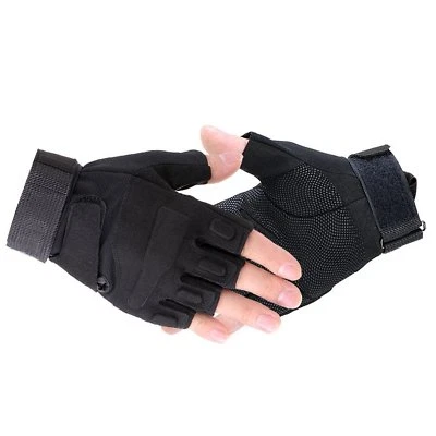 Guantes militares medio sin dedos ciclismo moto guantes para hombre EE. UU. Foto 1 de 4
