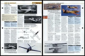 Fouga CM.8 - Found Aircraft - A-Z #894 World Aircraft Information Page - Picture 1 of 1