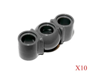 Lego Gris Azulado Oscuro Technic Brazo Elevador 1 x 3 con Rótula en el Medio Lote de 10 - Imagen 1 de 2