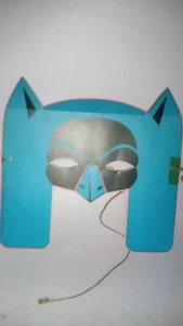 Batman Vintage Pappe Maske aus den sechziger Jahren, 20 cm, selten - Bild 1 von 4