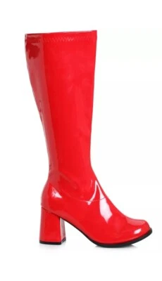 Ellie 3" Heel Wide Width Gogo Boots Adult Women Shoes Sz 5/Y Girl 3 Halloween - Image 1 of 4