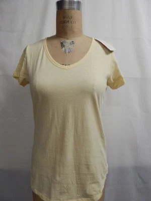 Camisa para dormir Charter Club Intimates cuello en V manga corta XS mantequilla de limón nueva con etiquetas Foto 1 de 2